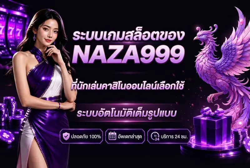 ระบบเกมสล็อตของ NAZA999 ที่นักเล่นคาสิโนออนไลน์เลือกใช้